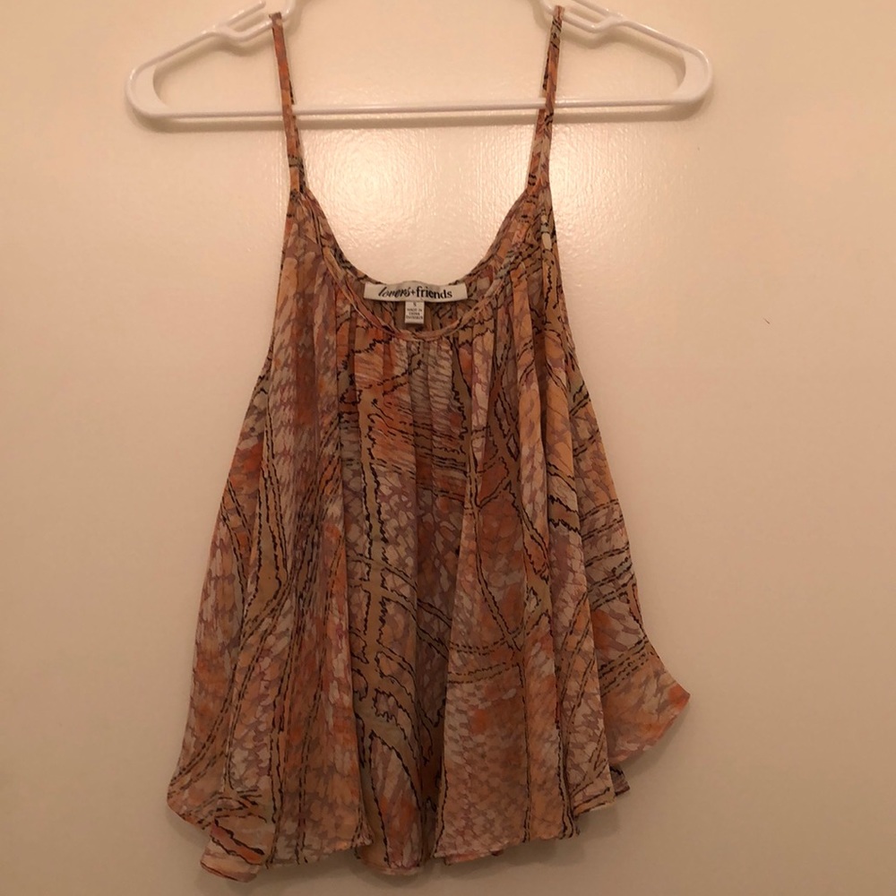 Lovers and Friends billowy blouse size small